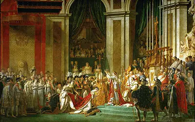 The Coronation of Napoleon Jacques Louis David
